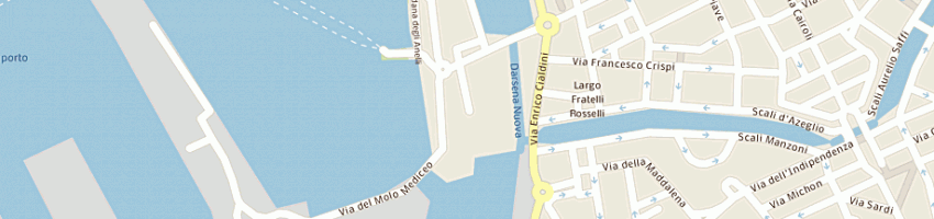 Mappa della impresa annino giuseppe a LIVORNO