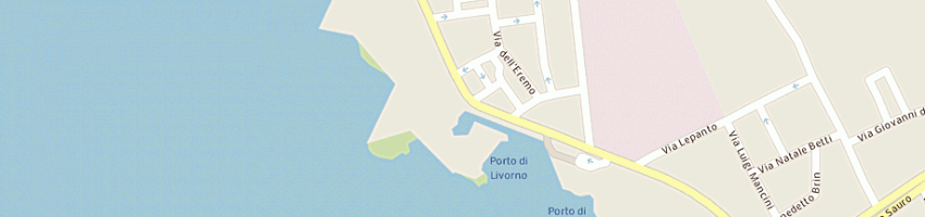 Mappa della impresa accademia blu circolo acli a LIVORNO