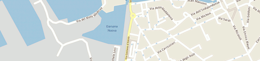 Mappa della impresa dierre immobiliare sas a LIVORNO