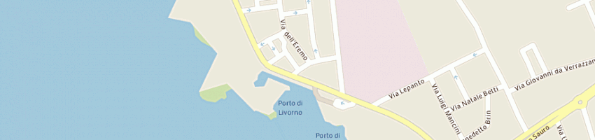 Mappa della impresa lenzi nedo a LIVORNO