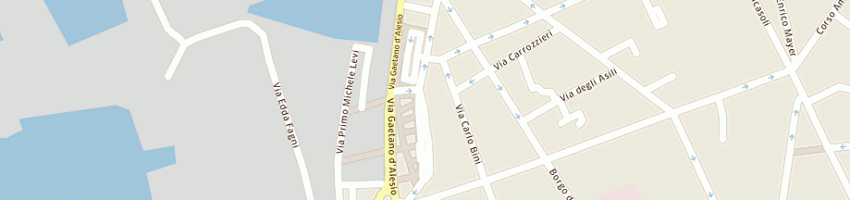 Mappa della impresa alberghi hotel boston a LIVORNO