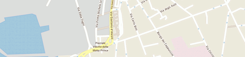 Mappa della impresa l'isola che non c'e' a LIVORNO