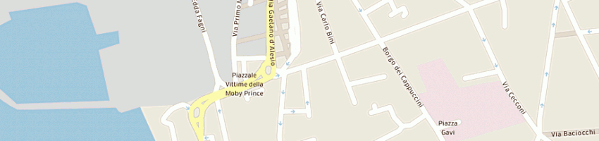 Mappa della impresa tabaccheria di pierleoni stefano a LIVORNO