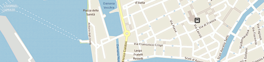 Mappa della impresa cenerini massimo a LIVORNO