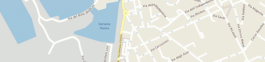 Mappa della impresa pescheria sb di scola costabile e csnc a LIVORNO