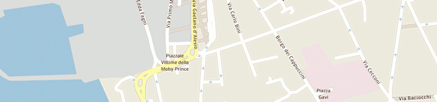 Mappa della impresa antichita' di gasparri manuela a LIVORNO