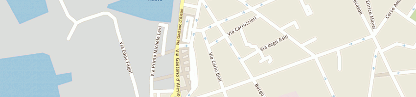 Mappa della impresa borgo serramenti di catte alessio a LIVORNO