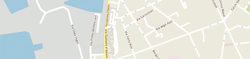 Mappa della impresa carrozzeria badari bruno a LIVORNO