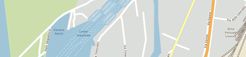 Mappa della impresa tla di parisi antonino a LIVORNO