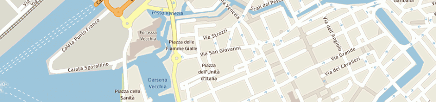 Mappa della impresa coop labronica motopescherecci livorno srl a LIVORNO