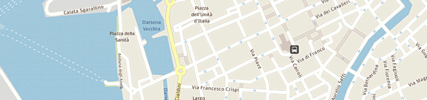 Mappa della impresa ciampi snc a LIVORNO
