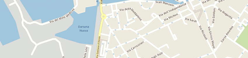Mappa della impresa scuola danza arabesque arabesque centro studi danza a LIVORNO