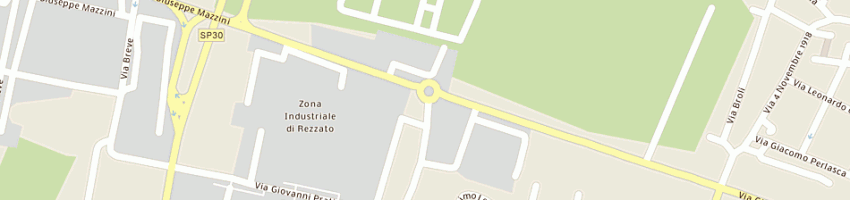 Mappa della impresa ottica piu' srl a REZZATO