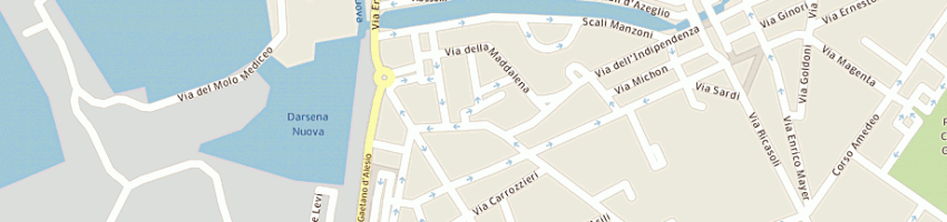 Mappa della impresa biplar impianti a LIVORNO