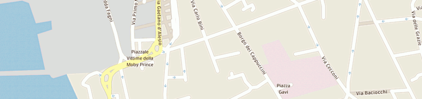 Mappa della impresa fiorillo piero a LIVORNO