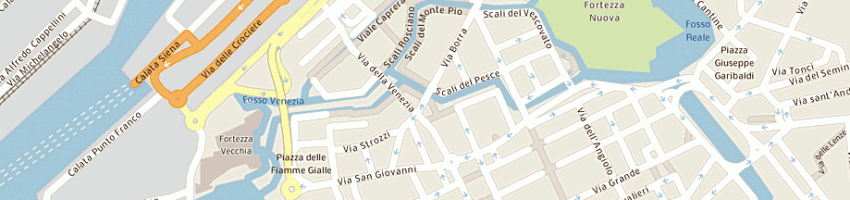 Mappa della impresa societa' generale marittima a LIVORNO