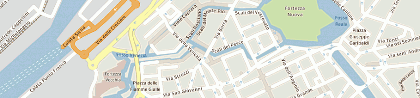 Mappa della impresa mediterraneo associazione a LIVORNO