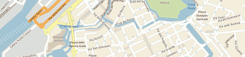 Mappa della impresa comune di livorno a LIVORNO