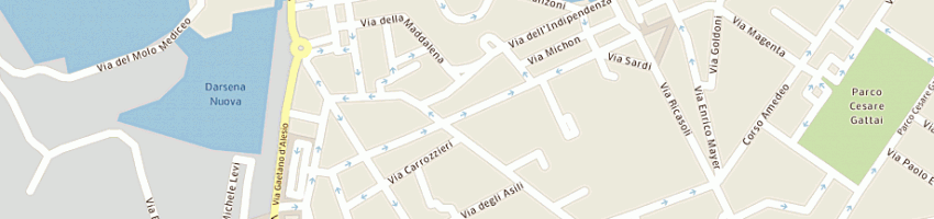 Mappa della impresa doria a VENEZIA