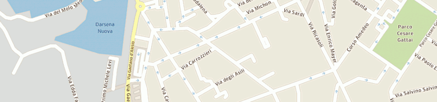 Mappa della impresa odonto center di valori e c snc a LIVORNO