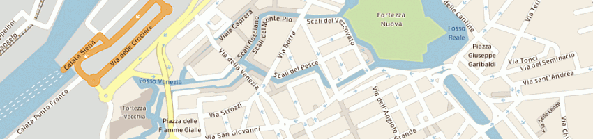 Mappa della impresa bar forum a LIVORNO
