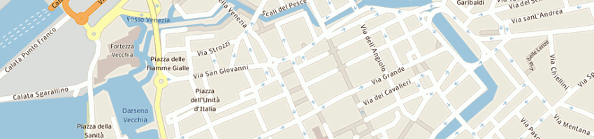 Mappa della impresa visalli pietro a LIVORNO