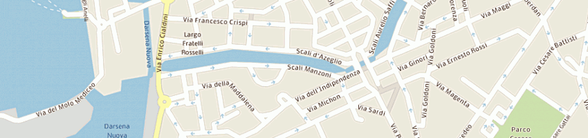 Mappa della impresa spediliv srl a LIVORNO