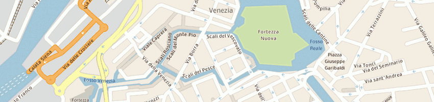 Mappa della impresa comune di livorno a LIVORNO
