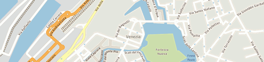 Mappa della impresa tozzi n srl a LIVORNO