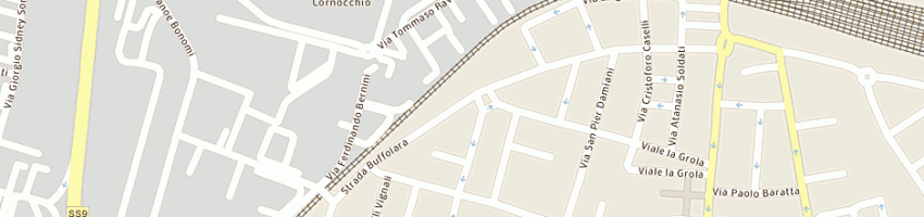 Mappa della impresa circolo arci prati bocchi a PARMA