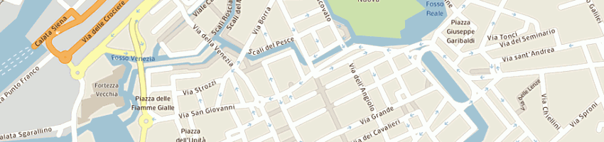 Mappa della impresa dinelli e dinelli - studio legale associato a LIVORNO