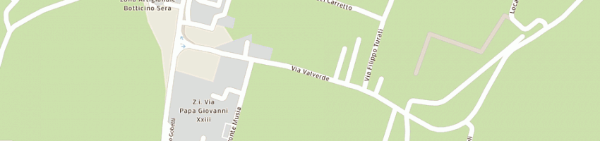 Mappa della impresa temponi giovanni a REZZATO
