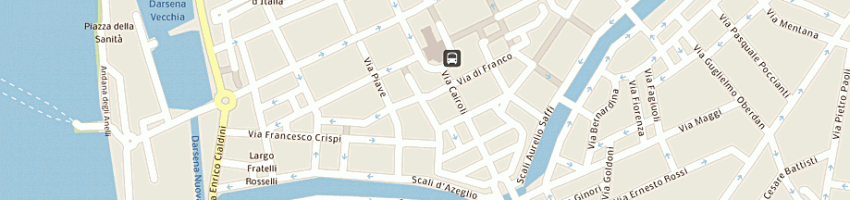 Mappa della impresa in-se sas a LIVORNO