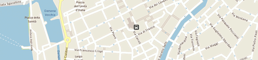 Mappa della impresa pool service (srl) a LIVORNO
