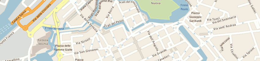 Mappa della impresa dodoli viviana a LIVORNO