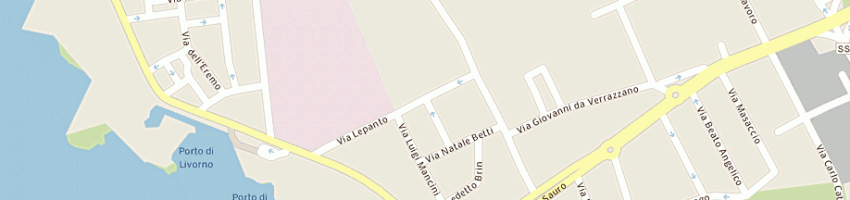 Mappa della impresa il panettiere di gorini barbara a LIVORNO