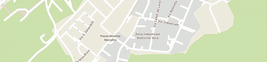 Mappa della impresa lonati snc di elio lonati e c a BOTTICINO