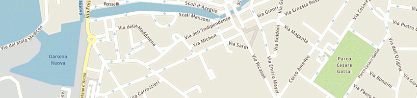Mappa della impresa magia di un filodi brioschi f a LIVORNO