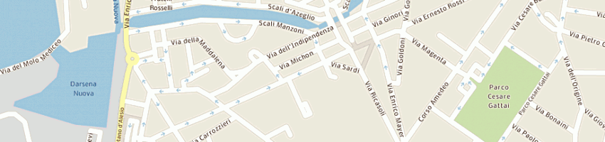 Mappa della impresa chiarelli fabio a LIVORNO