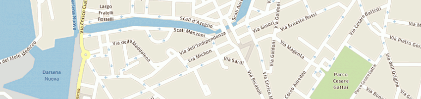Mappa della impresa frant stilist di terranova franca e mantonia a LIVORNO