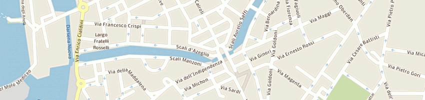Mappa della impresa sattemar srl a LIVORNO