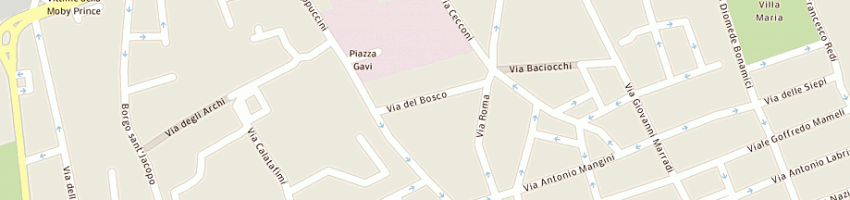 Mappa della impresa grillo srl a LIVORNO