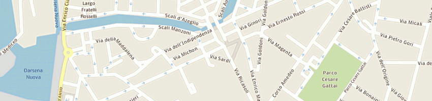 Mappa della impresa associazione salmeri vanello a VENEZIA