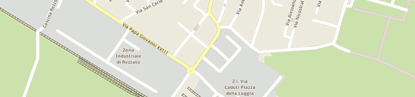 Mappa della impresa mazzi giandomenico a REZZATO