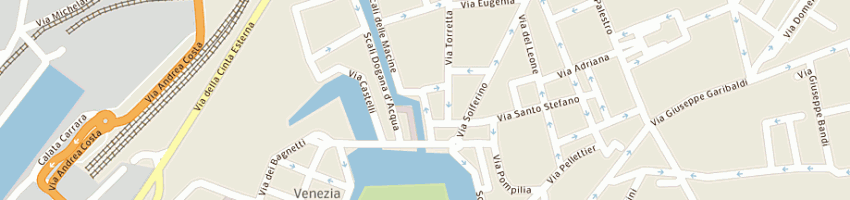 Mappa della impresa faldi a LIVORNO