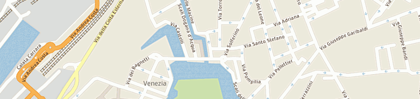 Mappa della impresa circolo arci pontino a LIVORNO