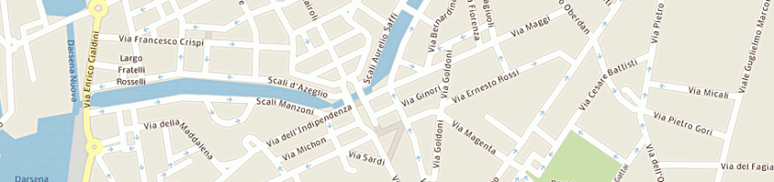 Mappa della impresa iafanti mariacarmela a LIVORNO