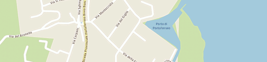 Mappa della impresa nuova chimica elbana gestioni srl a PORTOFERRAIO