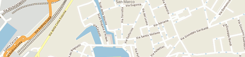 Mappa della impresa ricci domenico a LIVORNO