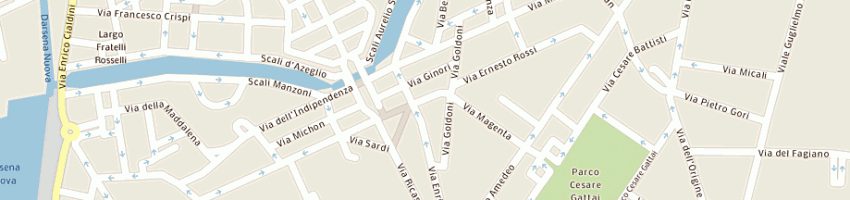 Mappa della impresa scuole pubbliche a LIVORNO